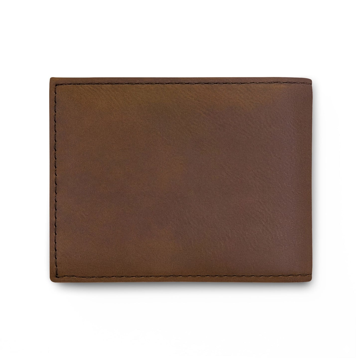 Grey Bi-Fold Wallet — Embossed 'Thirty7' Vintage Logo