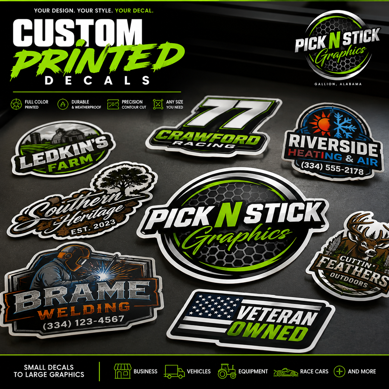 Custom Printed Decals
