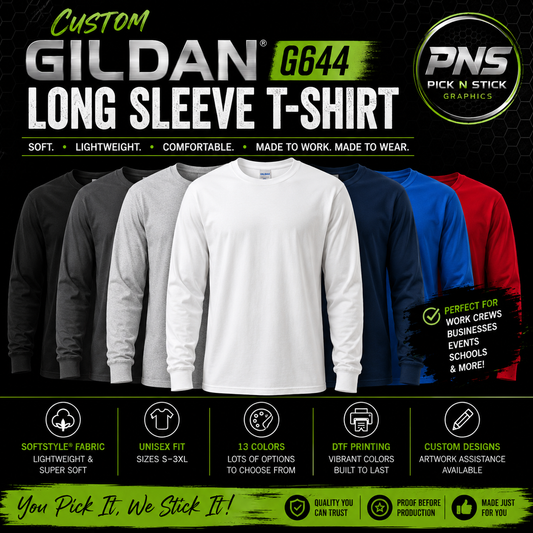 Custom Gildan Softstyle® Long Sleeve T-Shirt – G644