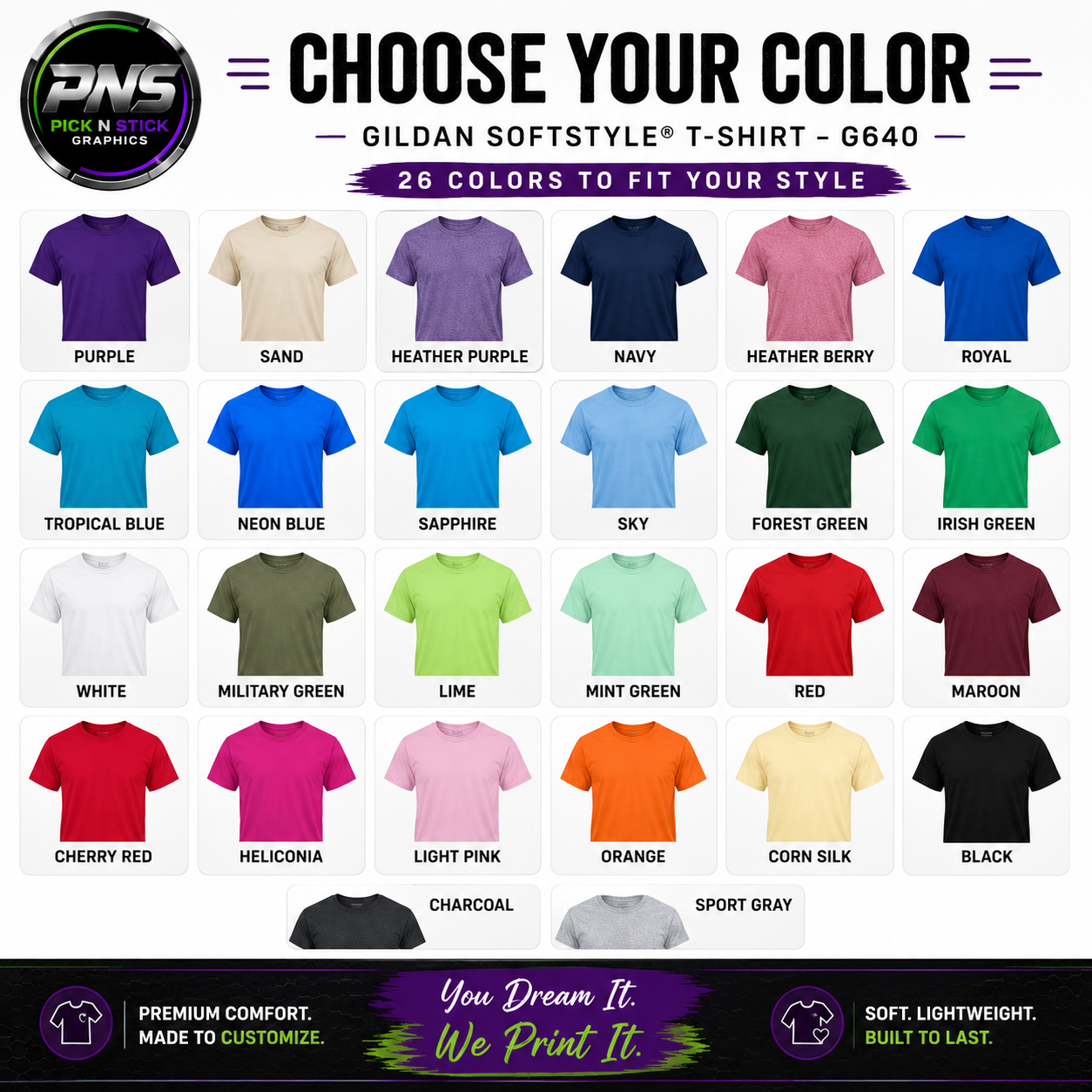Custom Gildan Softstyle® T-Shirt – G640