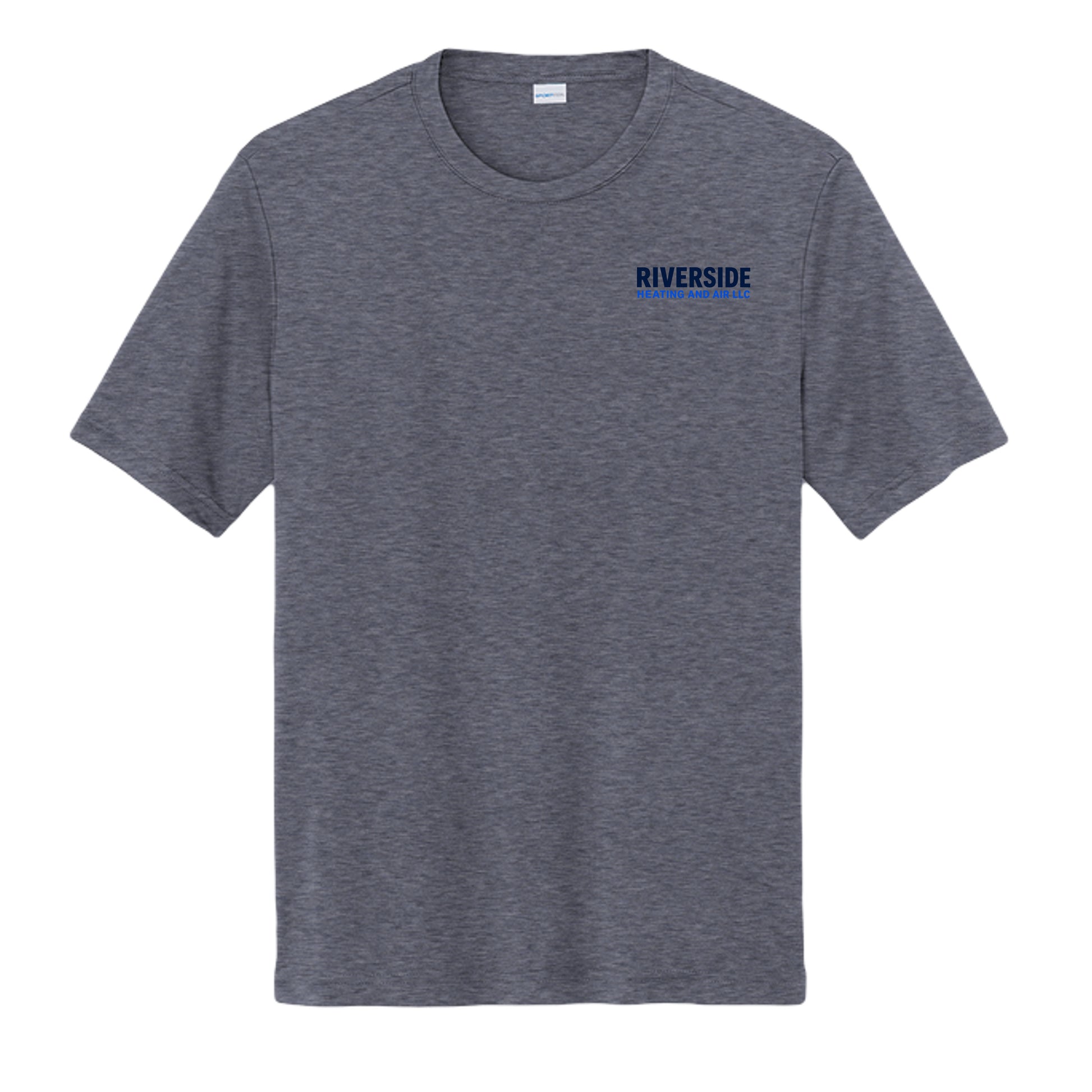 True Navy Heather - ST350 - FRONT