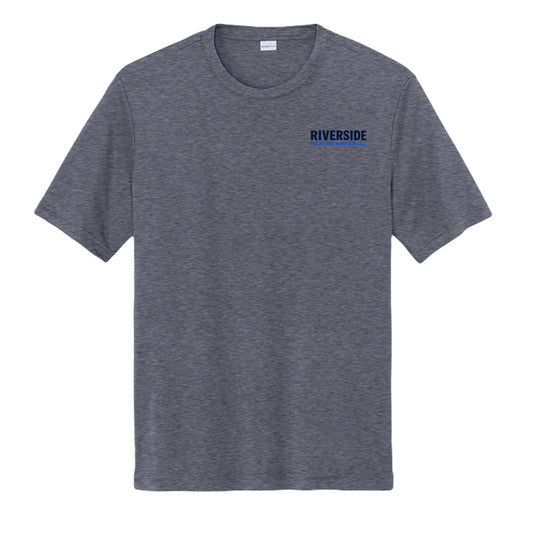 True Navy Heather - ST350 - FRONT